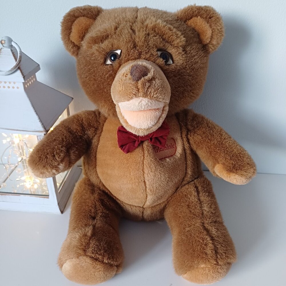 Vintage Collectible Triaminic Parkdale Novelty Plush Teddy Bear Mascot Toy 14''